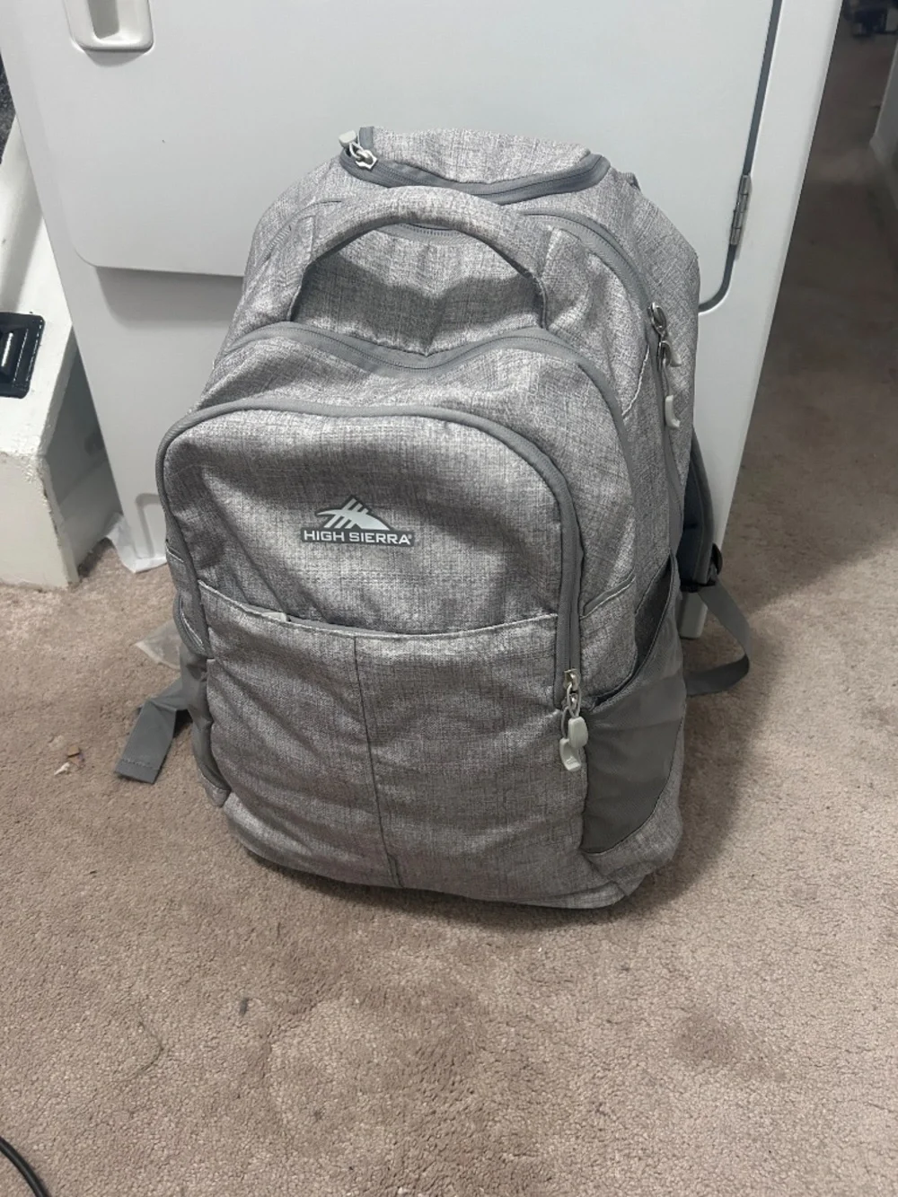 High Sierra Powerglide Pro Backpack, Silver Heather